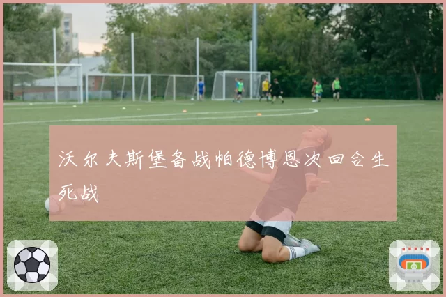 沃尔夫斯堡备战帕德博恩次回合生死战